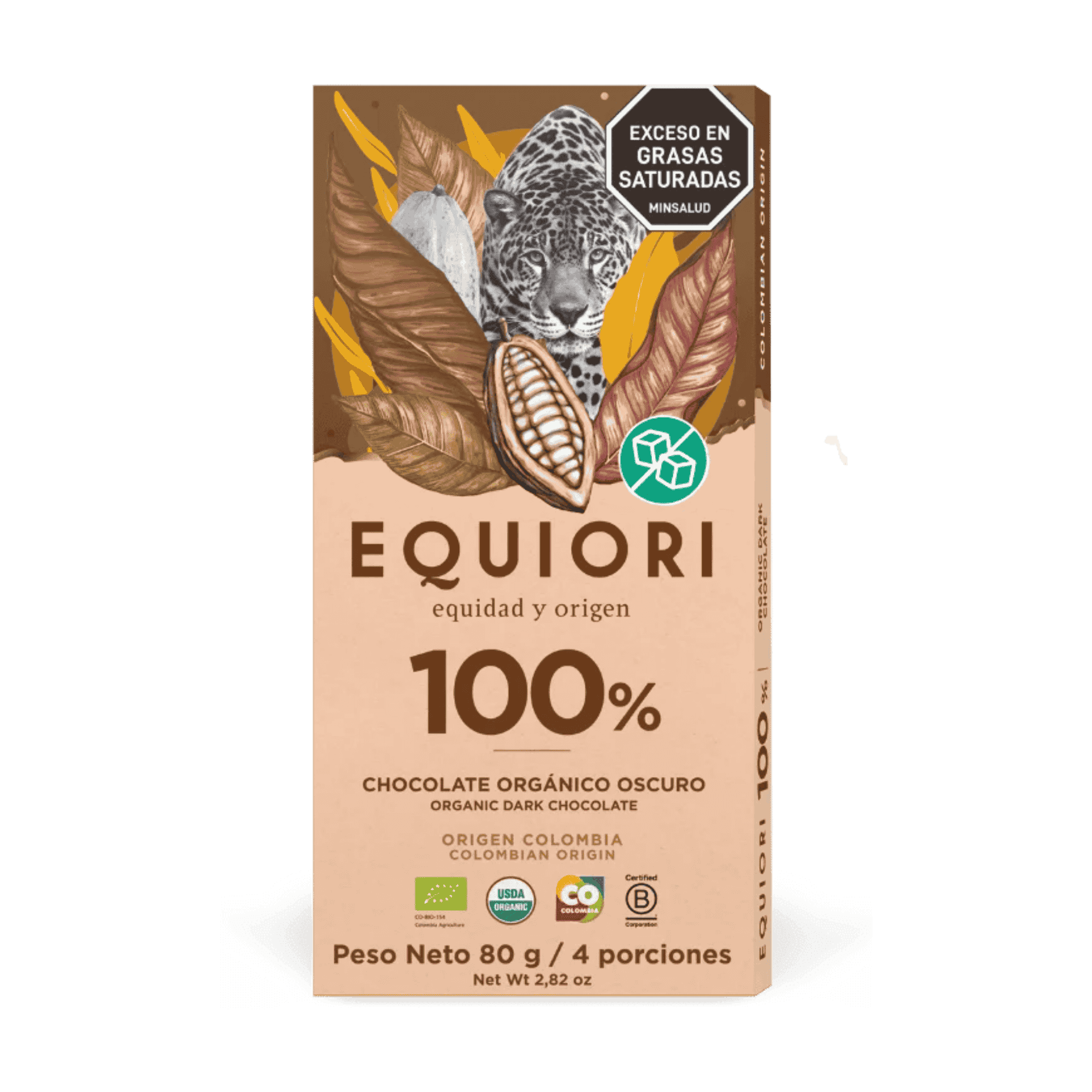 Chocolate Equiori Orgánico 100%